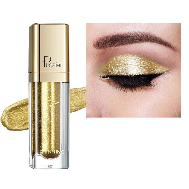 Flydende glitterøjenskygge Flydende skinnende øjenskygge Flydende glitterøjenskygge 6