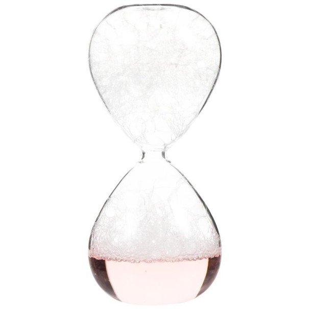 Flydende timeglas G2099 rosa