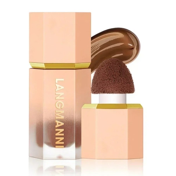 Flydende vandfast ansigtsbronzer Langtidsholdbar mat kontur concealer Ansigtskontur highlighter 3