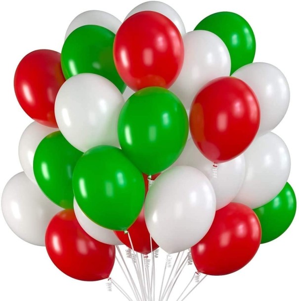 Födelsedagsballonger flerfärgade 25 cm 20 st 6