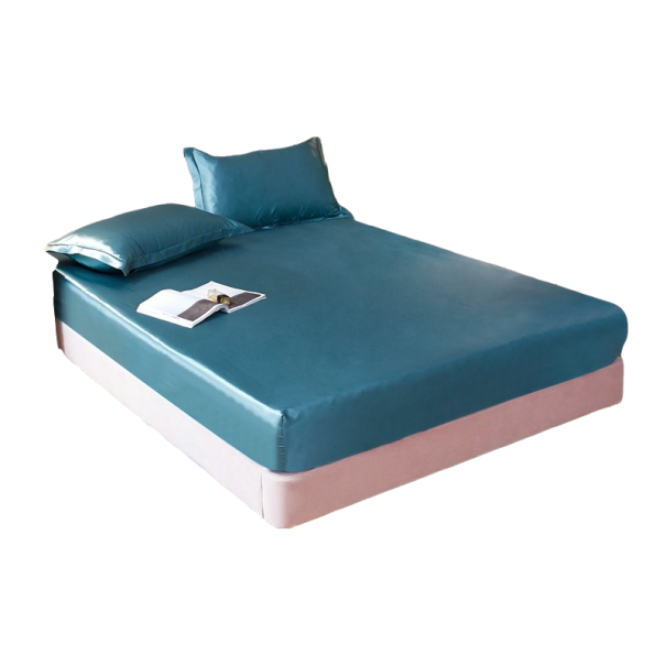 Fodera in satin 180 x 200 cm turchese