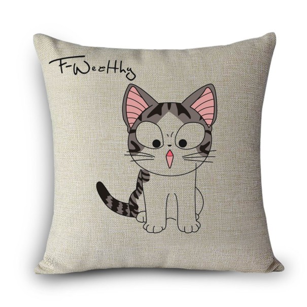 Fodera per cuscino con una simpatica gattina J3400 11