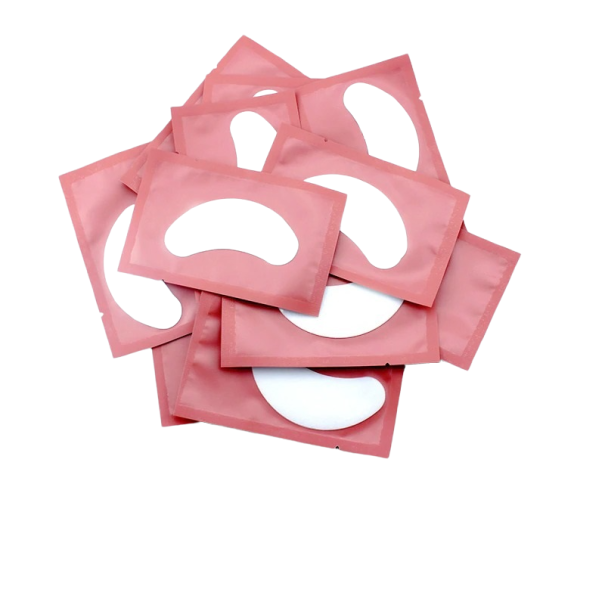 Fodere in gel per occhi per allungamento ciglia 100 pz rosa