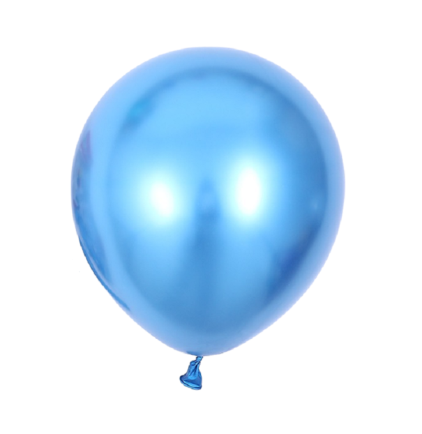 Fødselsdagsballoner 25 cm 10 stk blå