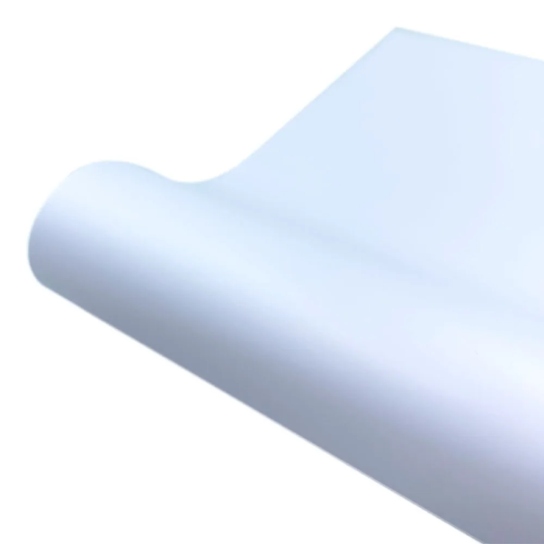 Fogli di vinile autoadesivi 30 x 100 cm Decorazione opaca autoadesiva Applicazione facile Pellicola protettiva Ristrutturazione bianco