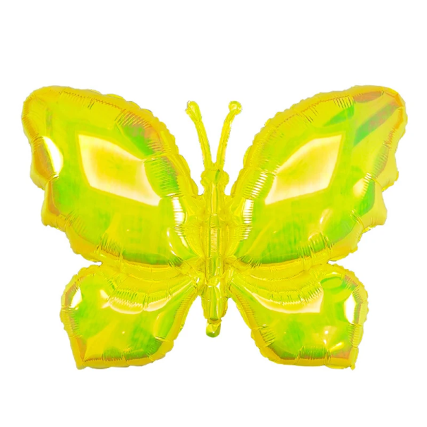 Foil Balloon 98 x 72 cm Large Butterfly Shaped Balloon Inflatable Decoration for Birthday Parties Weddings and Children's Events 4