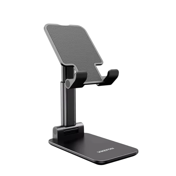 Foldable Adjustable Mobile Phone Holder Desktop Stand for Smartphones Compact Design Holder for Writing and Video Calls black