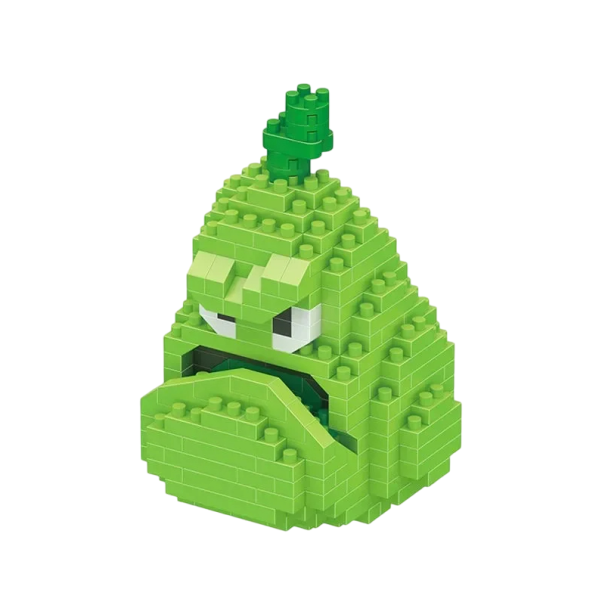 Foldbar figur pære fra Plants vs Zombies 230 dele Mini byggesæt Spilfigur Byggesæt til børn og samlere 6 x 5 x 8,5 cm 1