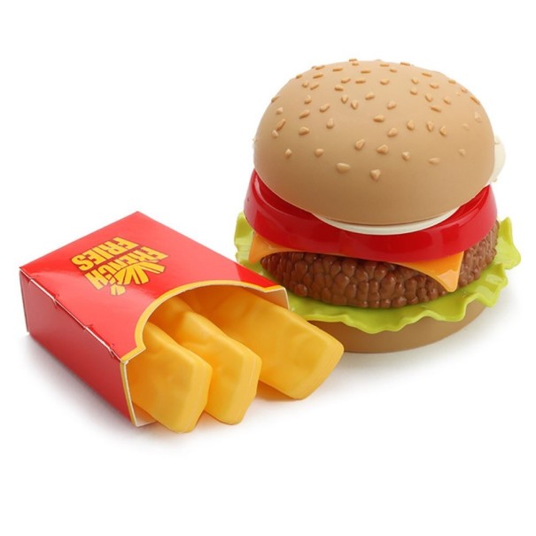 Foldbar hamburger med pommes frites 1