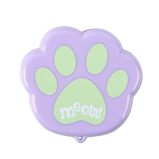 Folding Cup with Paw-Shaped Case light purple