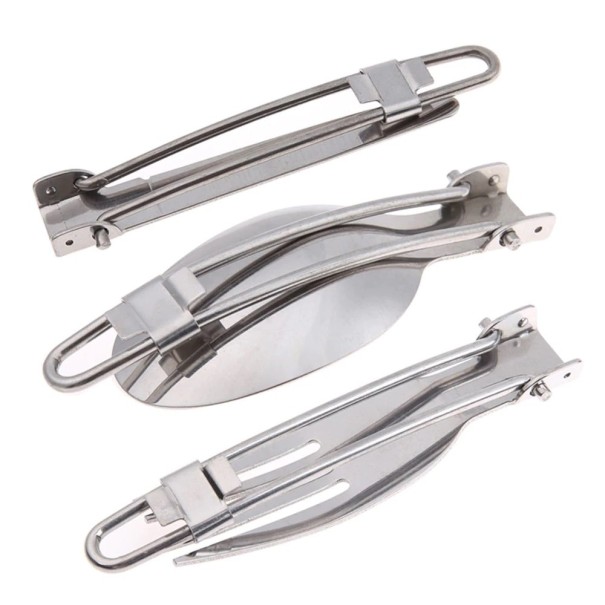 Folding Cutlery Set in Stainless Steel - 3 Pieces 1