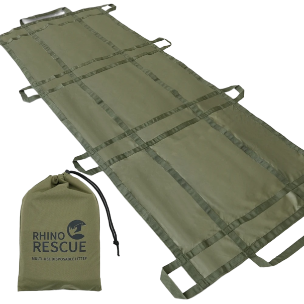 Folding Stretcher Emergency Stretcher for the Injured Portable Stretcher Compact Packaging Capacity 300 kg 1