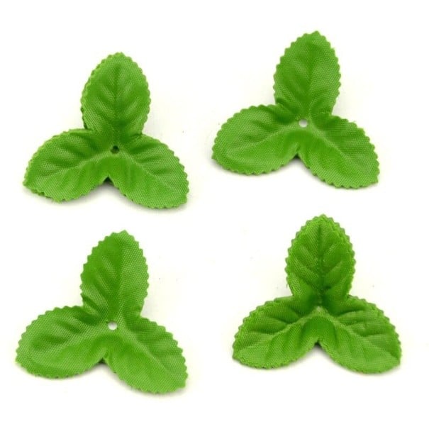 Folhas artificiais decorativas 100 unid. 2