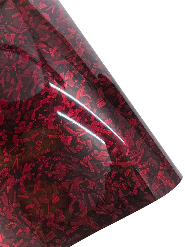 Fólia autocolante mate colorida 20x152 cm Fólia PVC para capô em acabamento mate Sem bolhas vermelho