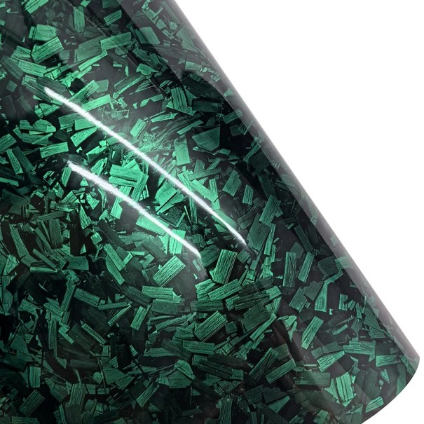 Fólia autocolante mate colorida 50x152 cm Fólia de PVC para capô em acabamento mate Sem bolhas verde