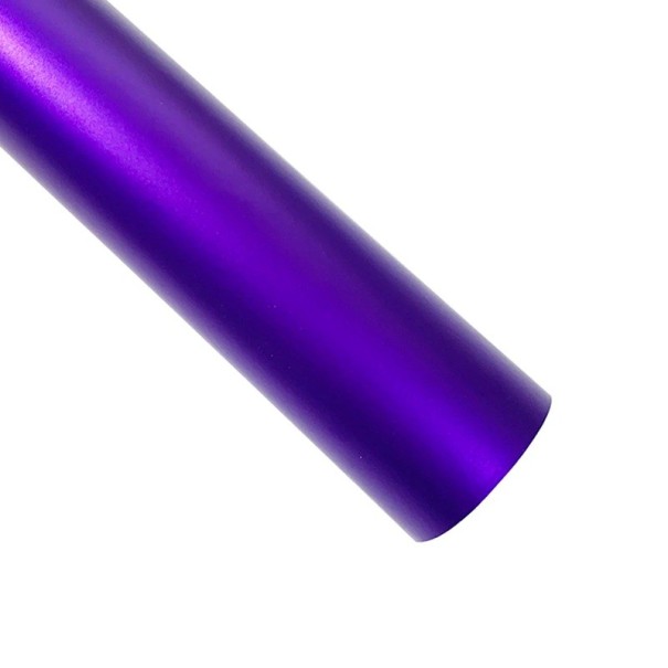 Folie autoadezivă colorată 50x150 cm Folie PVC satinată mată Efect crom-gheață Protecție impermeabilă pentru uși auto și caroserie violet