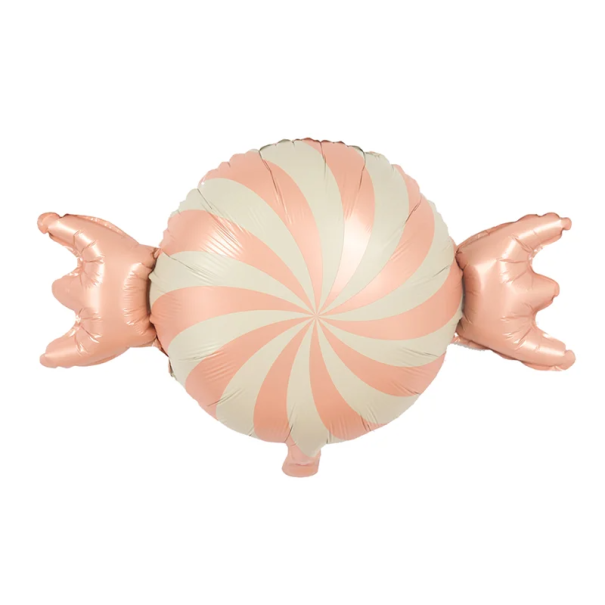 Folieballong 69 x 51 cm i form av rosa godis Nafyllbar dekoration för fester Födelsedags- och bröllopsfestdekoration 1