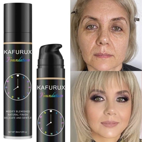 Fond de ten cremă rezistent la apă 30ml în 8 nuanțe cu o durabilitate de 24 de ore pentru acoperirea imperfecțiunilor, uniformizarea și iluminarea tonului pielii 2