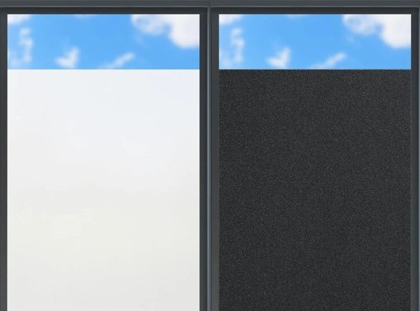 Fönsterfilm statisk cling 30 x 200 cm Dekorfilm för fönster Inget lim Solskydd Sekretess för interiör Säker och enkel att använda