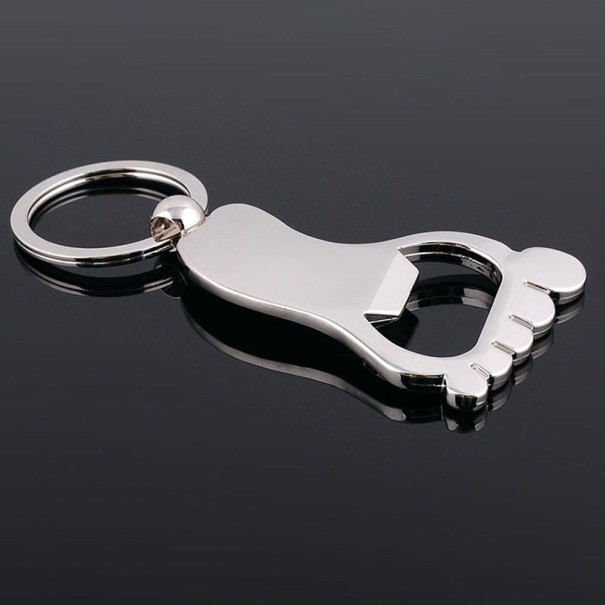 Foot-shaped Keyring Bottle Opener 1