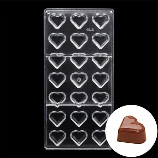 Forma de plástico para chocolate 1