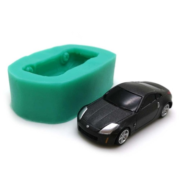 Forma de silicone carro de corrida 2