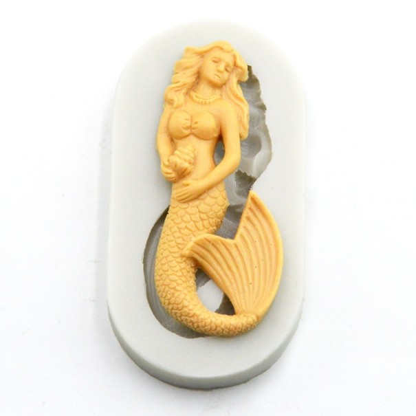 Forma de silicone de sereia 1