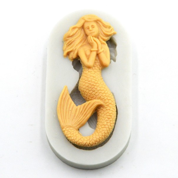 Forma de silicone de sereia 2