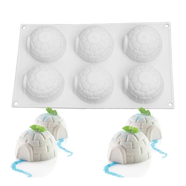 Forma de silicone iglú 1