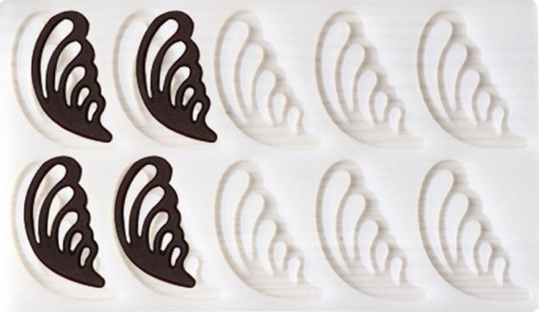 Forma de silicone para asas 1