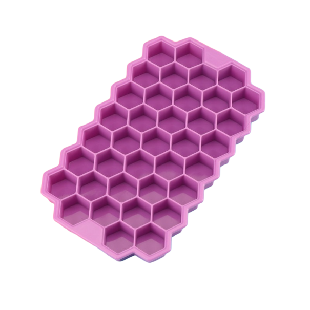 Forma de silicone para gelo T914 roxo claro