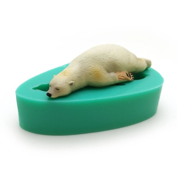 Forma de silicone urso polar 2