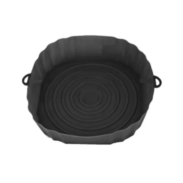 Formă din silicon pentru friteuza cu aer cald 20 x 18 x 4,5 cm negru