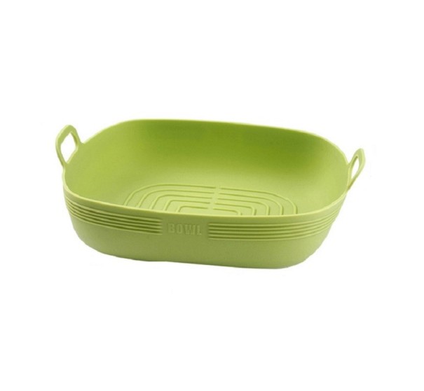 Formă din silicon pentru friteuza cu aer cald 21,5 x 19,5 cm verde