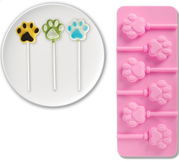 Forma in silicone 3D per lecca-lecca 10