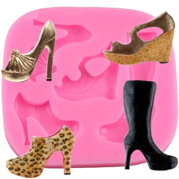 Forma in silicone per scarpe da donna 1