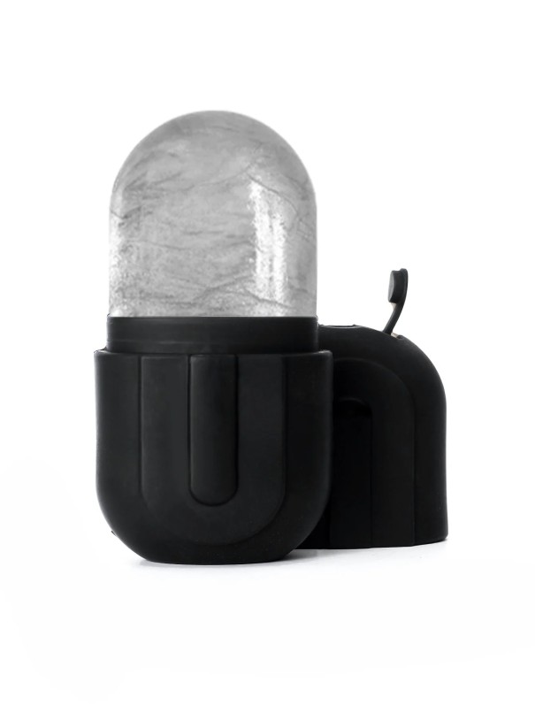 Formă pentru gheață cosmetică din silicon alimentar pentru împrospătarea pielii și fermitatea contururilor feței 10 x 5,5 cm în diverse culori negru