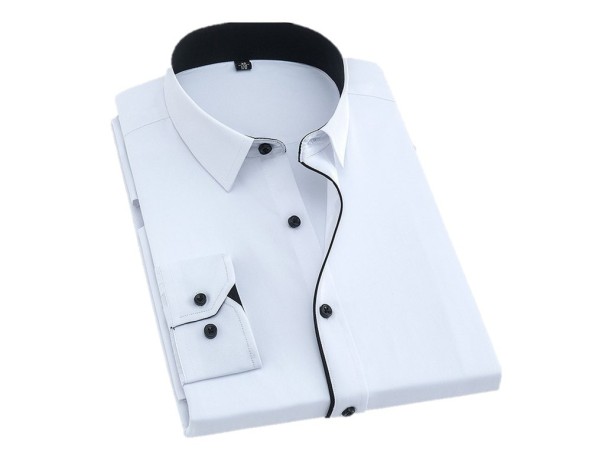 Formalna koszula męska J3147 biały XXL