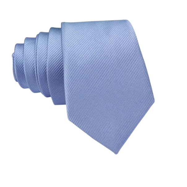Formální jednobarevná úzká kravata pro muže 145 x 6 cm Elegantní pánská kravata Stylový módní doplněk na svatby, večírky, obchodní schůzky světle modrá