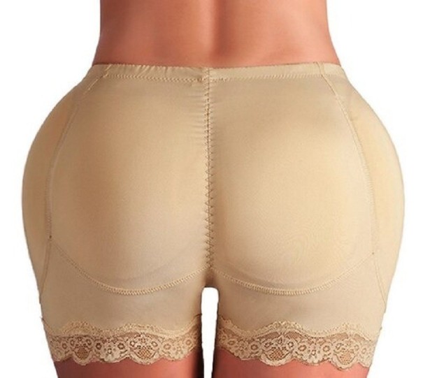 Formendes Push-up-Höschen mit Spitze creme XL