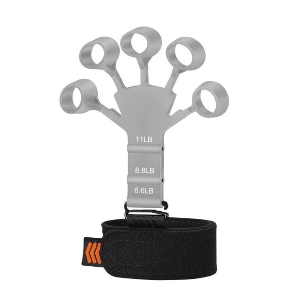 Fortalecedor de dedos de silicona V100 gris