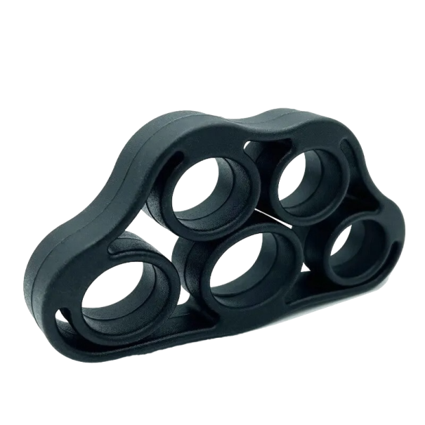 Fortalecedor de dedos em silicone azul Ferramenta de fitness para fortalecimento de dedos preto