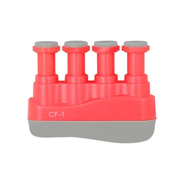 Fortalecedor de dedos para guitarra con resistencia media, herramienta de entrenamiento para fortalecer dedos y agarre, color neutro, accesorio de fitness para el hogar. rojo