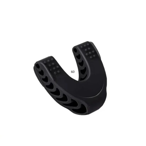 Fortalecedor de mandíbula de silicona en diferentes niveles de resistencia para un entrenamiento eficaz de los músculos faciales y de la mandíbula para hombres y mujeres. negro