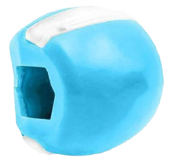 Fortalecedor de músculos faciales y de mandíbula azul claro