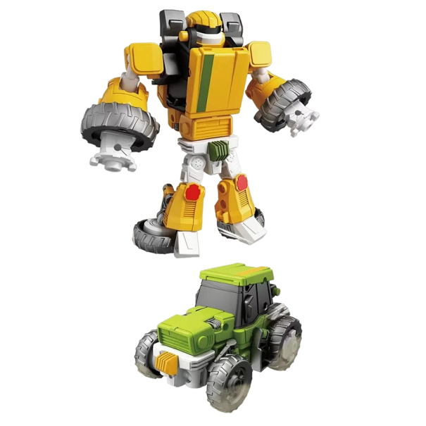 Förvandla robotleksak gul