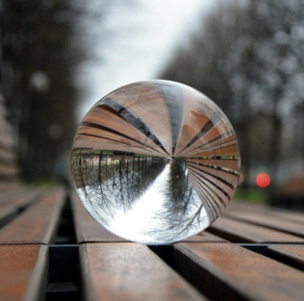 Fotografía esférica de cristal C471 cristalino XXL