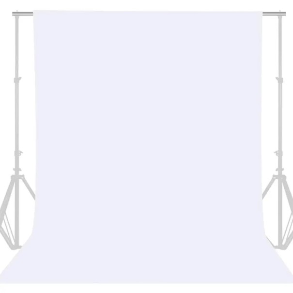 Fotografischer Hintergrund 100x150 cm 100% Polyester Baumwolle Plain Canvas Grün Weiß Schwarz Chromakey Studio Streaming Fotografie weiß