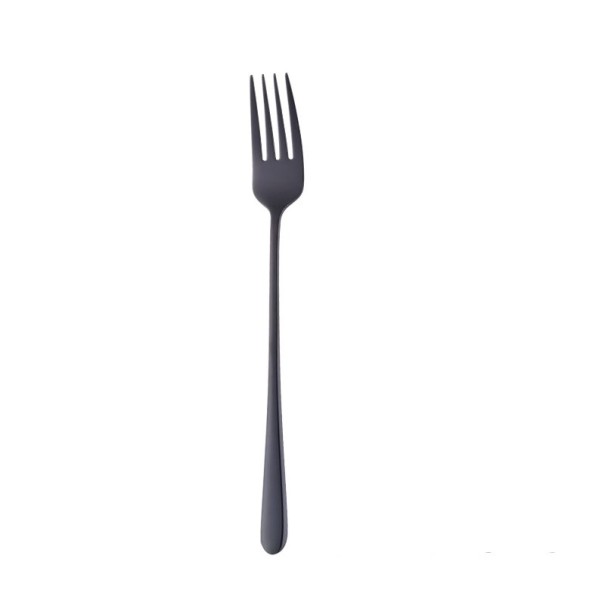 Fourchette en acier inoxydable noir