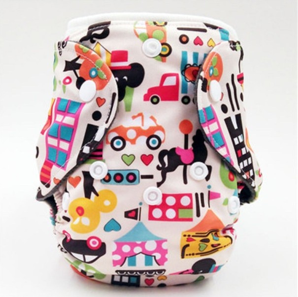 Fraldas de calça com fechos de pressão 8